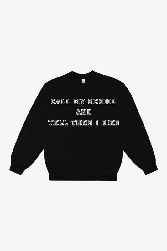 I H8 Skool Crewneck